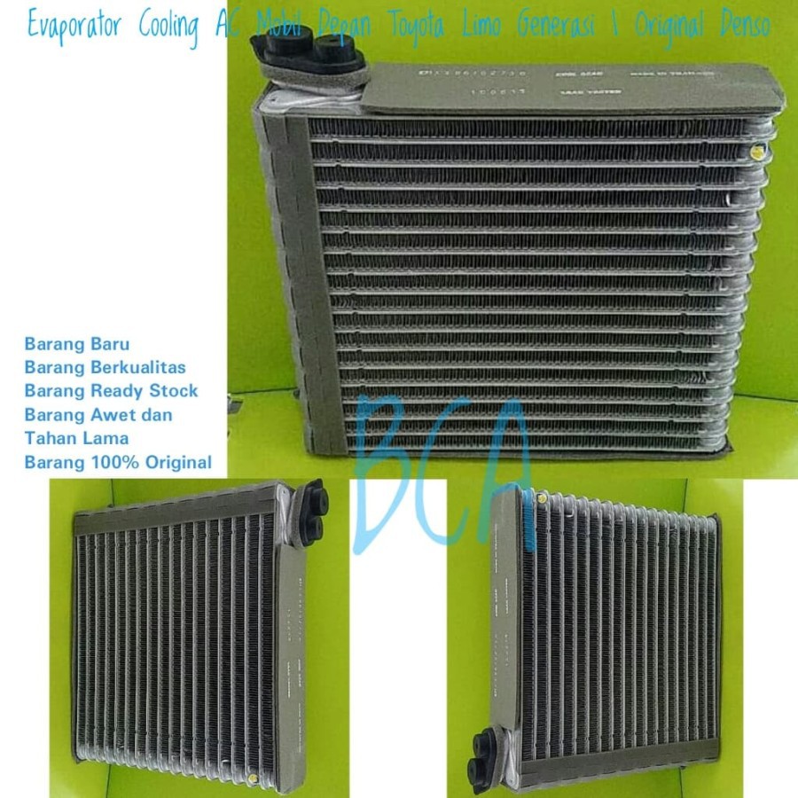 EVAPORATOR EVAP Cooling AC Mobil Depan TOYOTA LIMO - Generasi 1 ORIGINAL DENSO