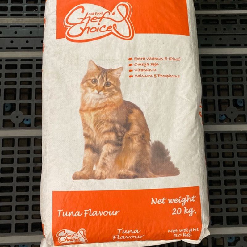 Chef Choice Cat Tuna Flavour 20kg - Makanan Kucing