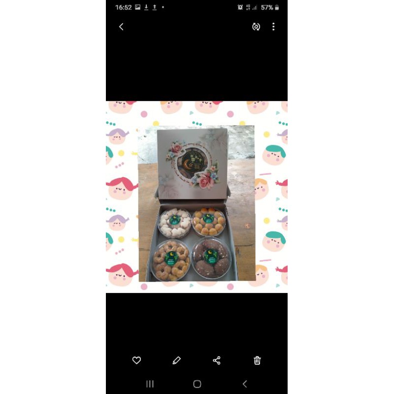 

Parcel Lebaran Paketan 4 Homemade Enak n Halal Tnpa Pengawet!Uk 250 gr