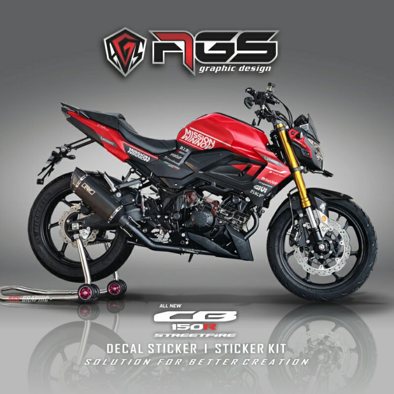 DECAL CB150R 2021 / CB150R / STIKER CB150R / DECAL FULL BODY / CB150R MISSION WINNOW / DECAL AGS GRA