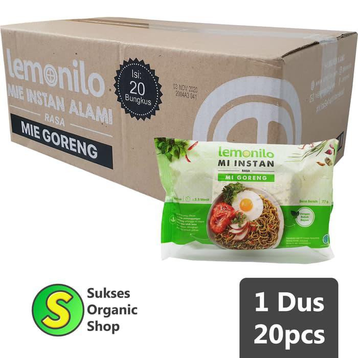 

Mi Goreng Mie Instant Sehat | 1 Dus X 77Gr | Lemonilo
