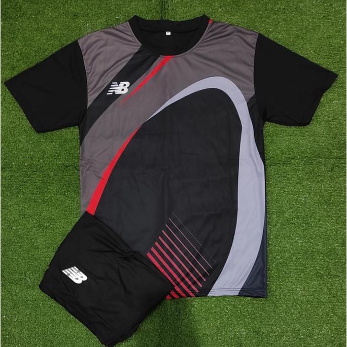 BISA COD SETELAN OLAHRAGA PRIA NB 01 BAJU RUNNING KAOS JOGING BAJU TRAINING