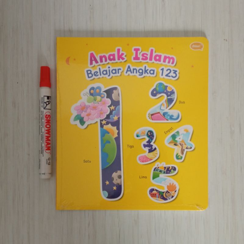 Boardbook Anak Islam Belajar Angka
