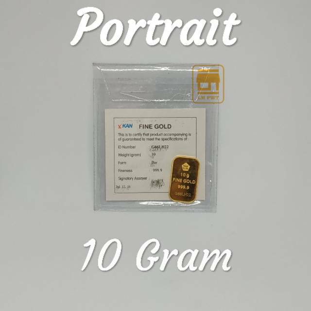 Antam 10 gram retro