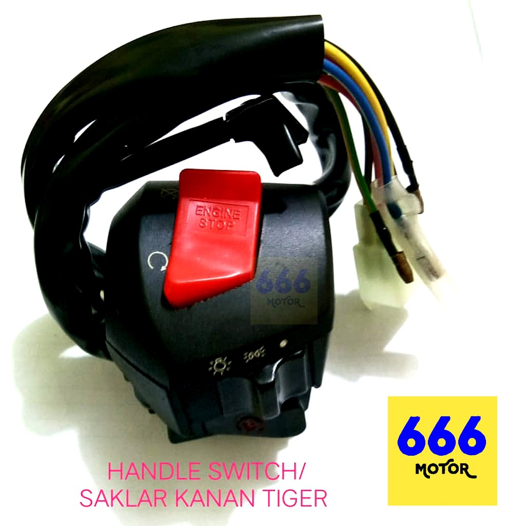 666MOTOR HOLDER SAKLAR KANAN RH HONDA TIGER