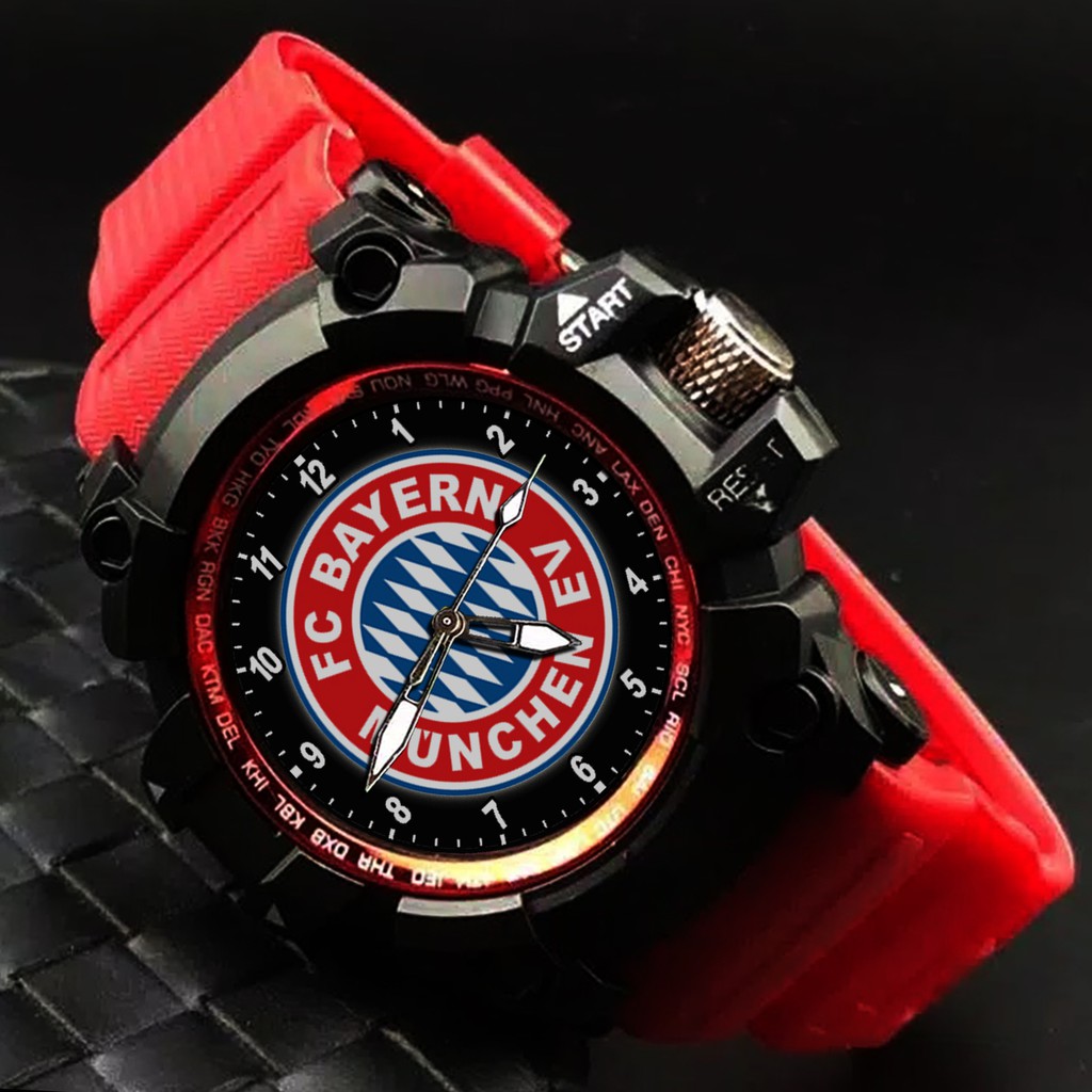 (EXCLUSIVE) JAM TANGAN BAYERN MUNCHEN 1 (STRAP WARNA)