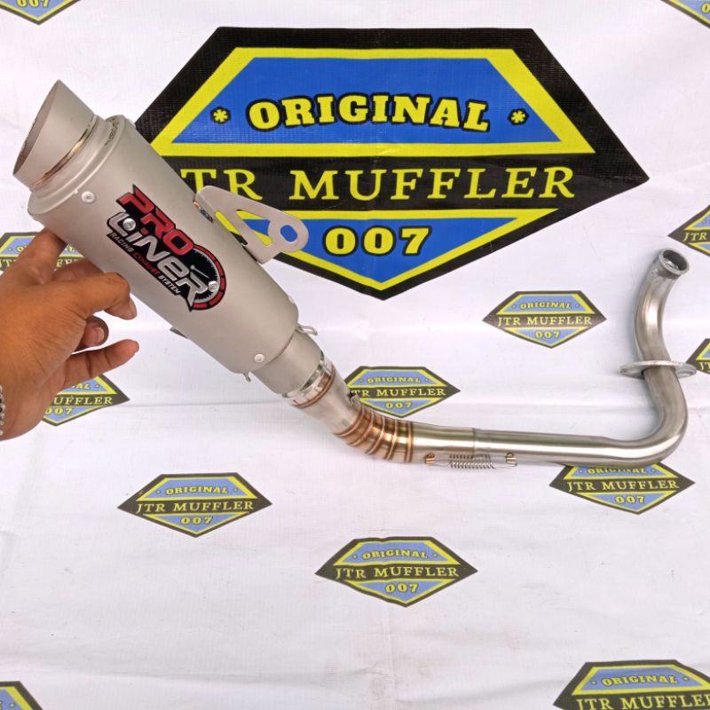 Knalpot Proliner tr1 r Vario 125 150 Beat Fi karbu Beat street