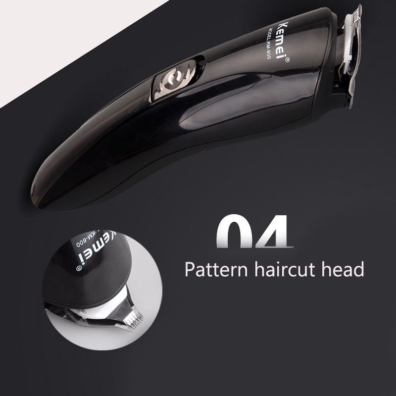 [100% ORI] Kemei KM-600 Alat Cukur Rambut PROFESSIONAL Elektrik Hair Clipper 6 in1 Alat Cukur Elektrik 6 in 1 Hair Trimmer Shaver - KM-600 Hair trimmer Suit Profesional hair clipper electric hair clipper shaver beard trimmer man shaving machine cut nose