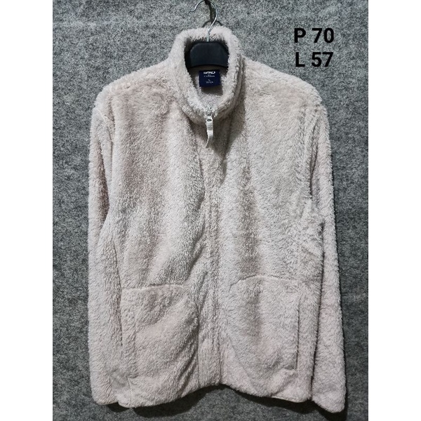 jaket flece sherpa spao