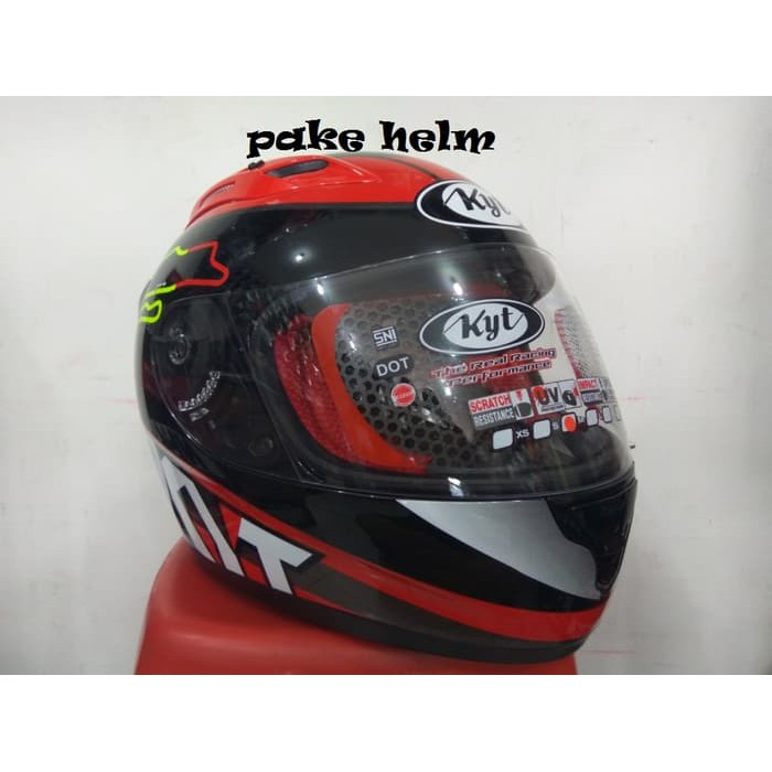HELM KYT RC 7 RC SEVEN MOTIF SPAIN BLACK FULL FACE RC7