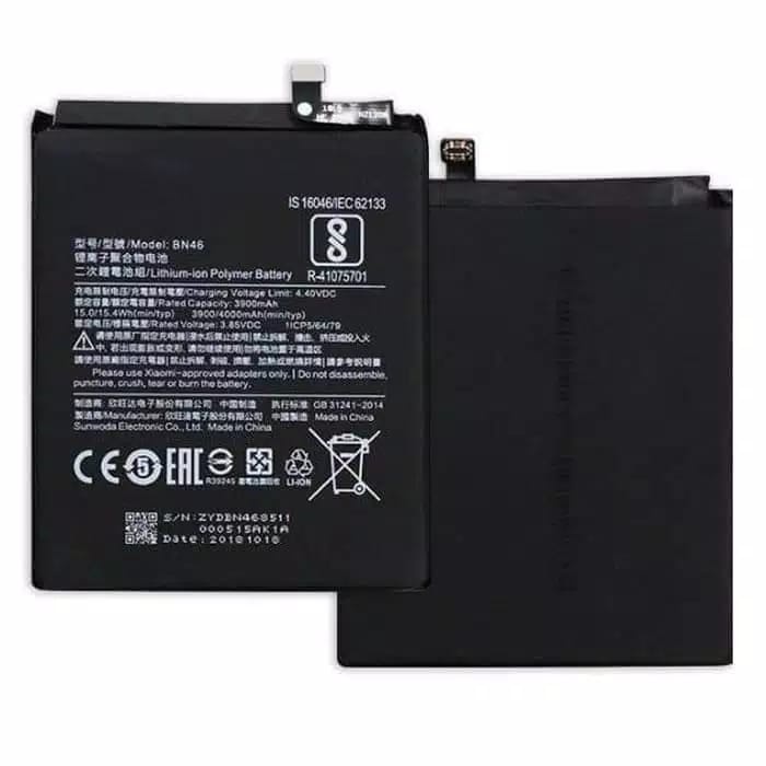 Baterai Battery Xiaomi Redmi 7 BN46 -Batre BN 46  note 8 Redmi 7  Batre Ori 100% DISTRIBUTOR