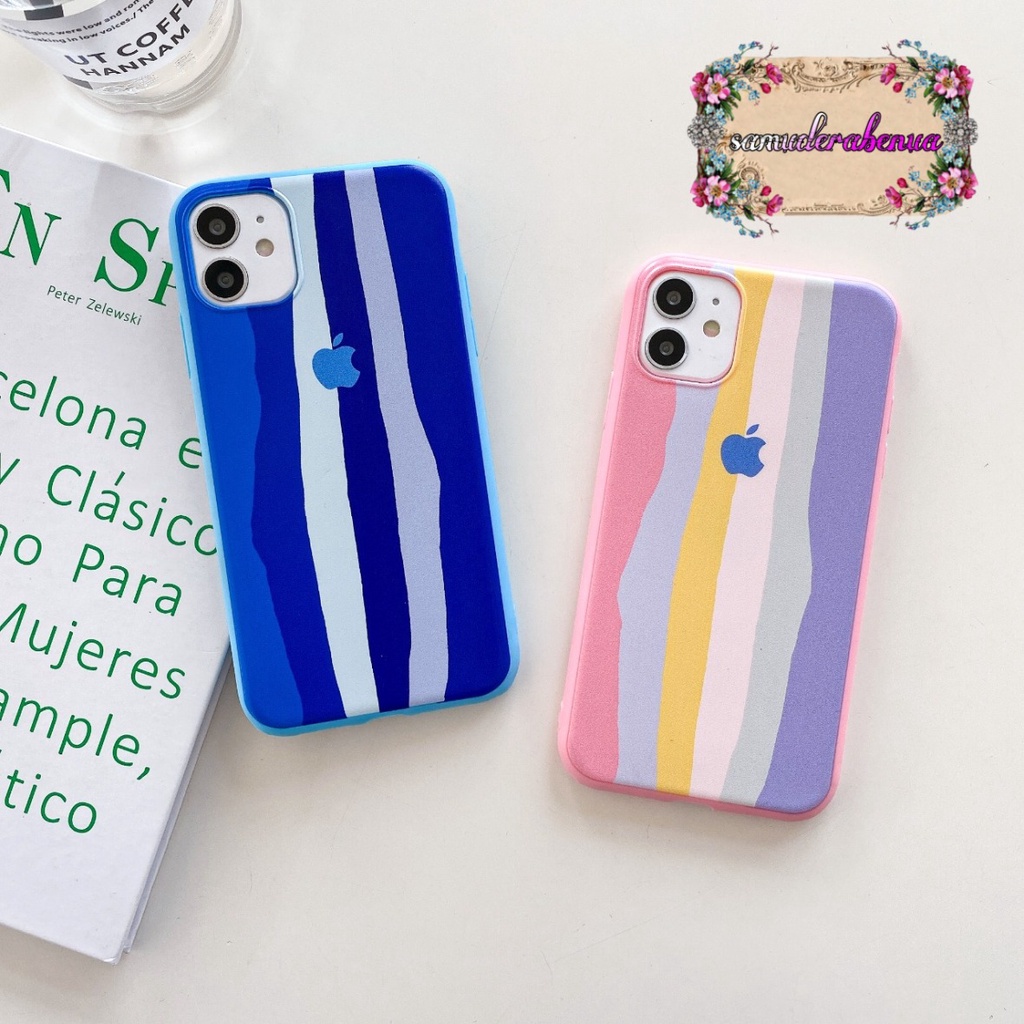 SS046 CASE RAINBOW IPHONE 6 7 7+ X XS SB2698