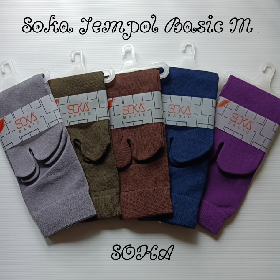 Kazarasock - Kaos Kaki Jempol Polos - Soka Basic-M