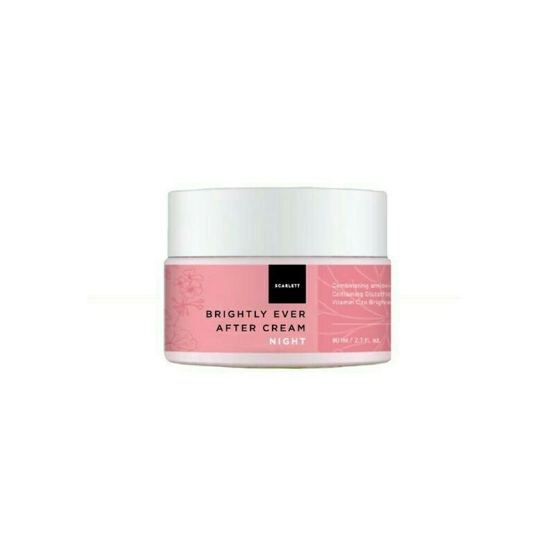 CREAM WAJAH GLOWING BPOM SCARLETT BRIGHTLY EVER AFTER CREAM DAY &amp; NIGHT 20GR SCARLETT BRIGHTY