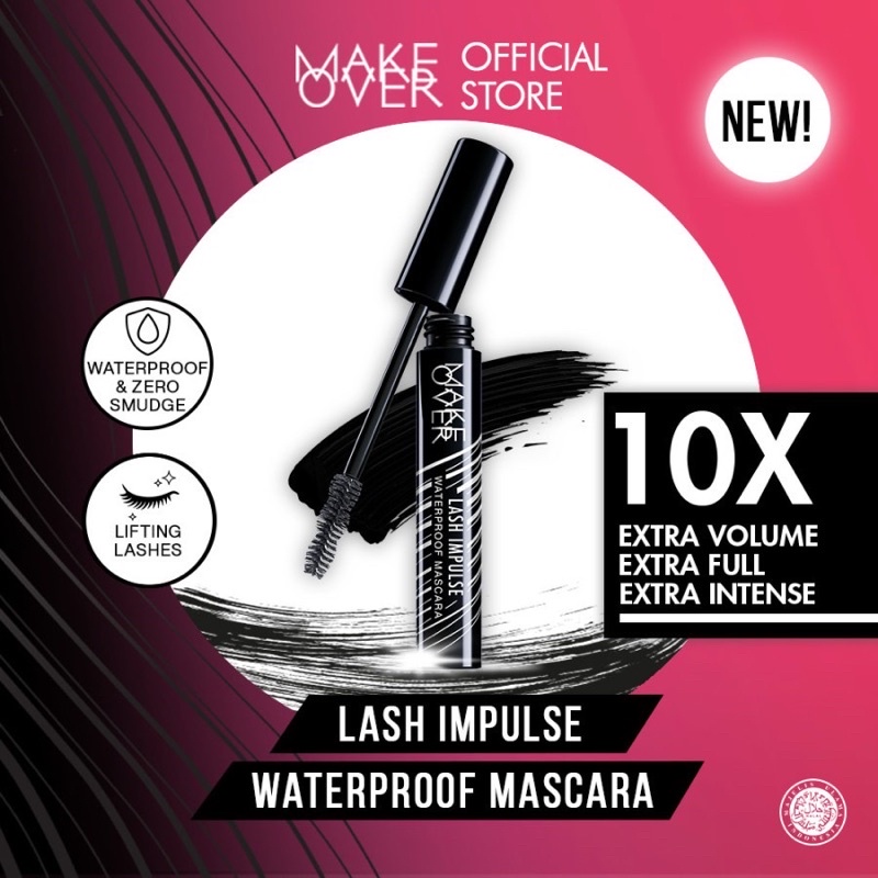 MAKE OVER Lash Impulse Waterproof Mascara Waterproof &amp; Smudgeproof