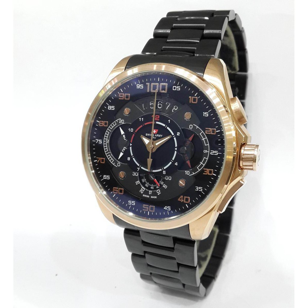 Swiss Army HCC00277MCBBRBA Rose gold Jam Tangan Pria