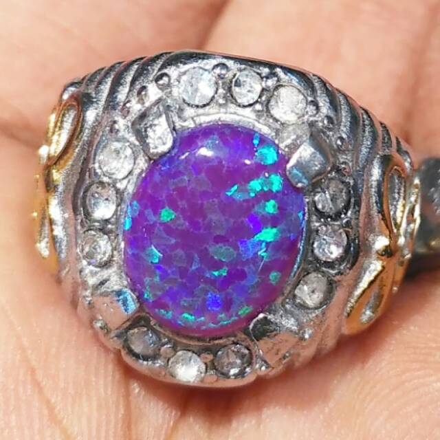CINCIN BATU AKIK KALIMAYA BIRU JARONG