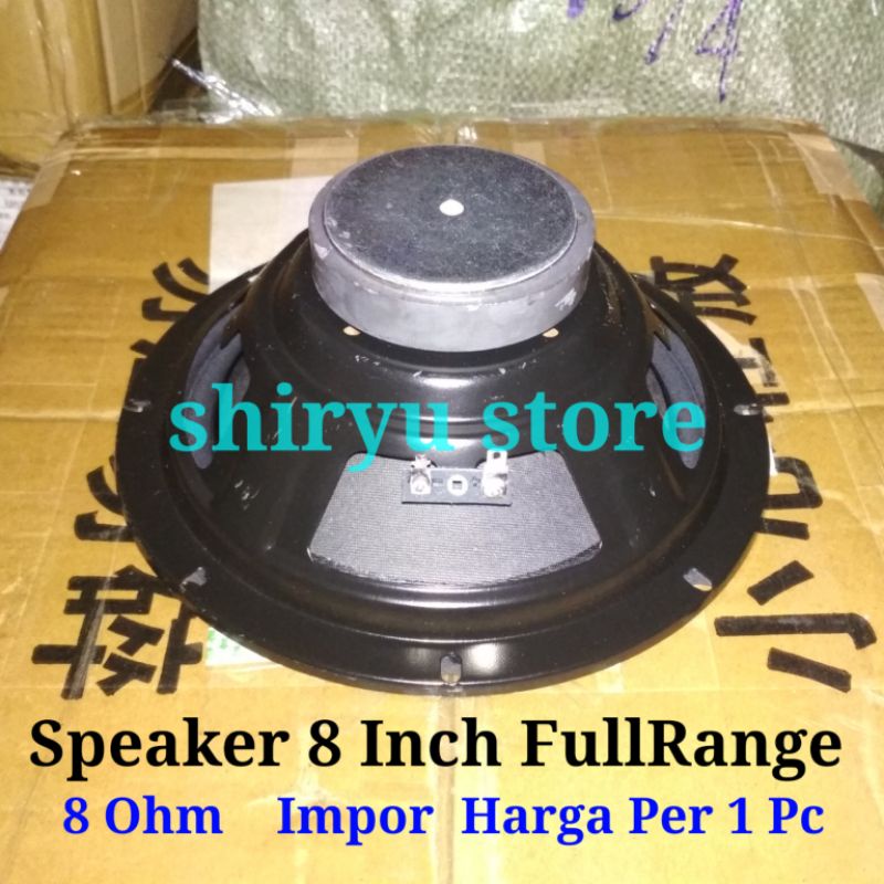 Speaker Mic Speker 8 Inch FullRange 8 Inci In Impor Murah