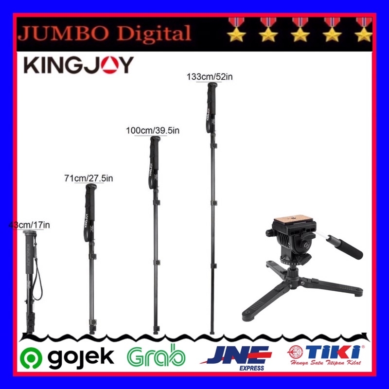 MONOPOD KINGJOY MP208 MONOPOD ALUMINIUM