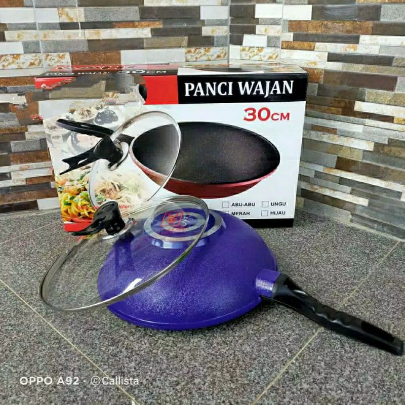 Panci Wajan , HAFY FUN 34CM Wok Pan HC 30 cm / Wajan Korea