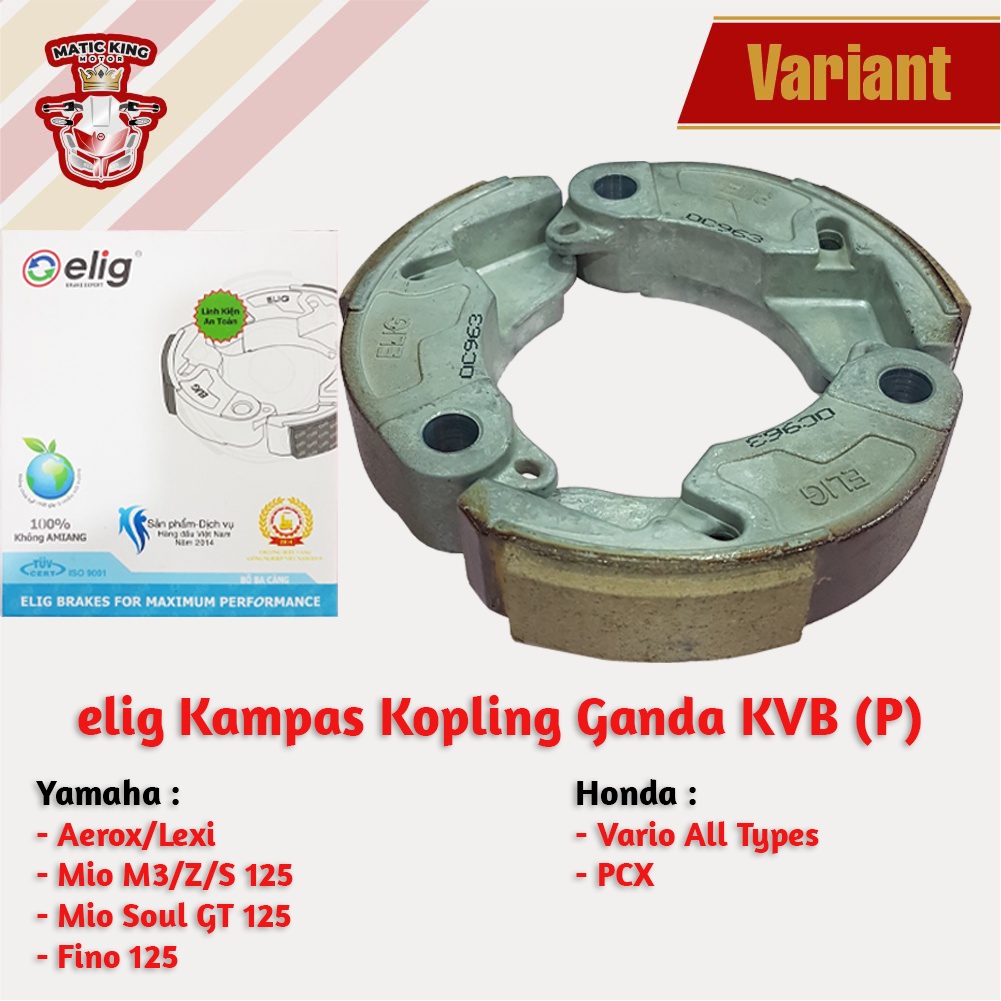 elig Kampas Ganda Kopling Beat Scoopy Spacy Mio Sporty Smlie Soul Kymco Nex 110  115 KVY(P)