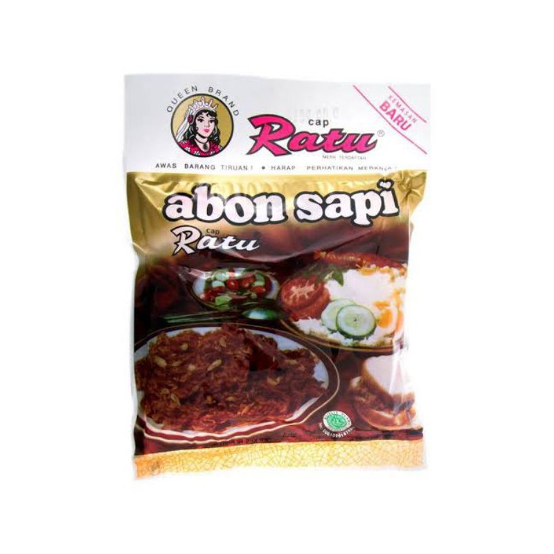 

Abon Sapi Cap Ratu / Abon Sapi Ratu / Abon Sapi 90gr