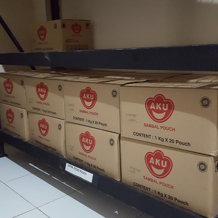 

Sambal-Aneka- Pouch Saus Sambal Extra Pedas Aku 1Kg -Aneka-Sambal.