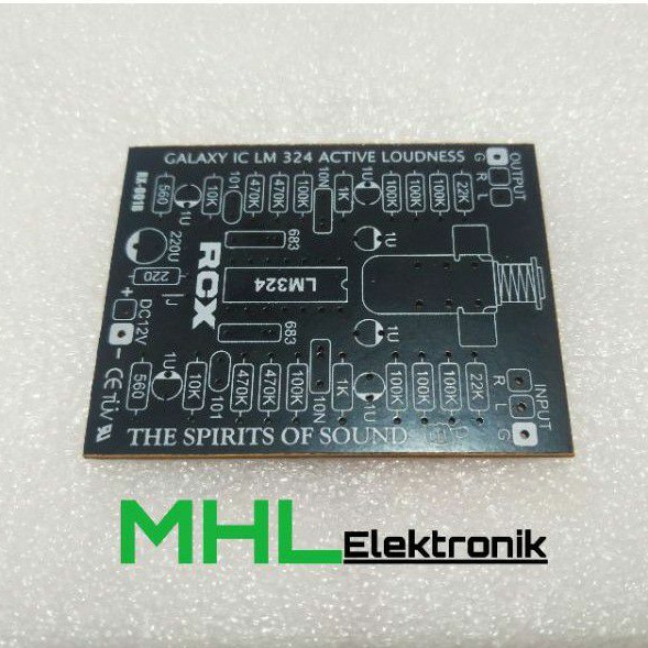 PCB Galaxy IC LM 324 Active Loudness
