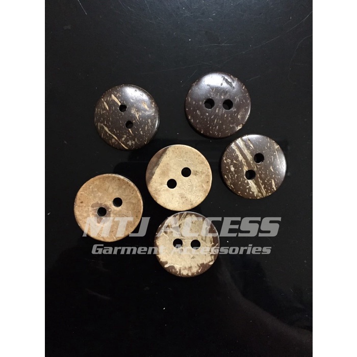 Kancing Kancing Batok Kelapa 144 Pcs Ukuran Ligne 54 L (3,4Cm)