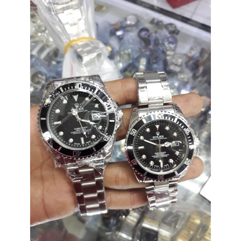 GROSIR JAM TANGAN ROLEX COUPLE TANGGAL AKTIF