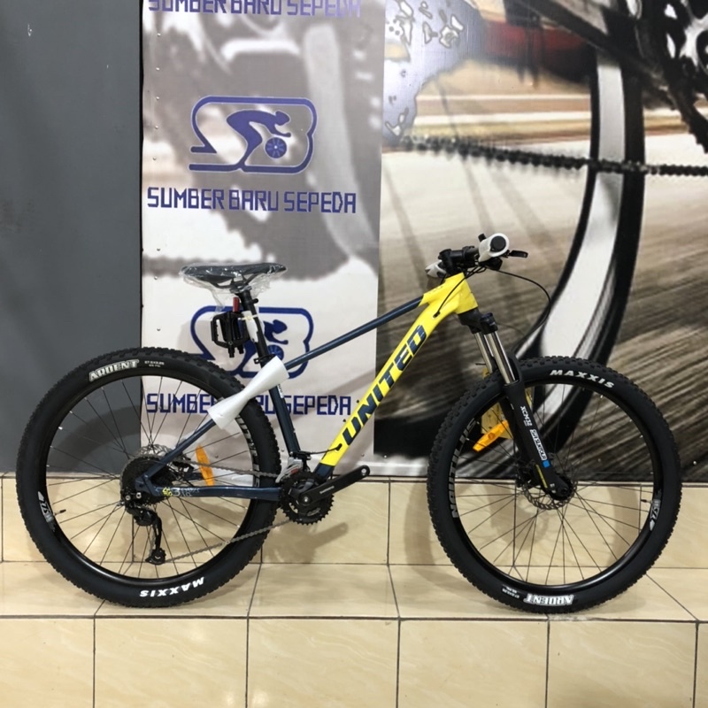 SEPEDA GUNUNG MTB UNITED CLOVIS 3.10 27.5 INCH FREE HOLDER