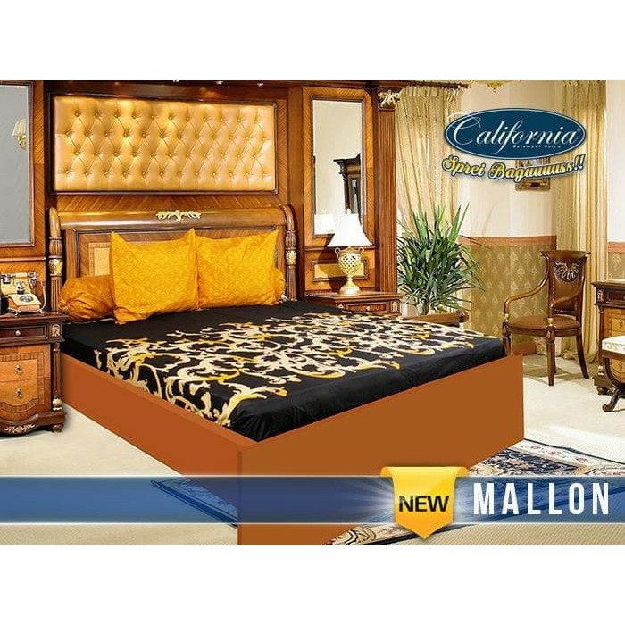 SPREI CALIFORNIA MALLON QUEEN 160 No.2 SEPRAI MODERN BATIK MEWAH INDAH