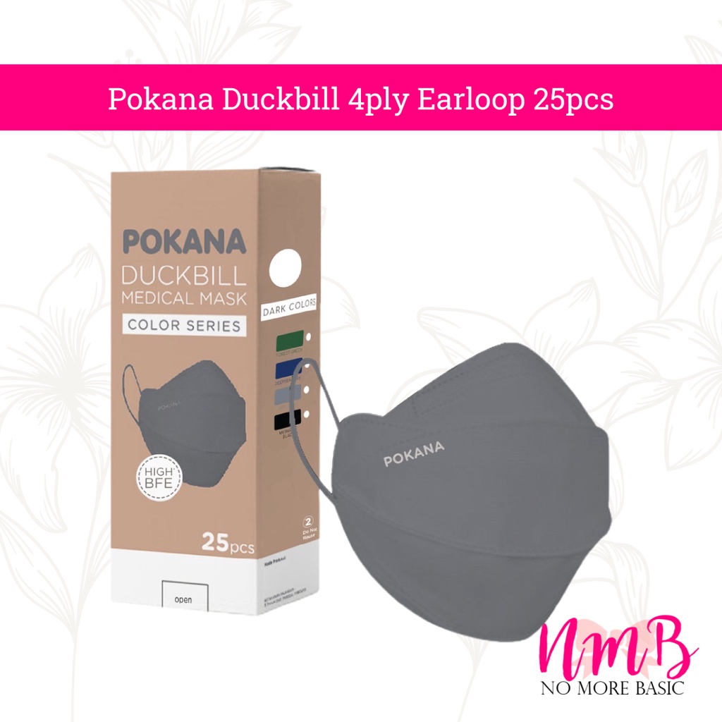 Pokana Masker Duckbill 4ply Earloop 25pcs