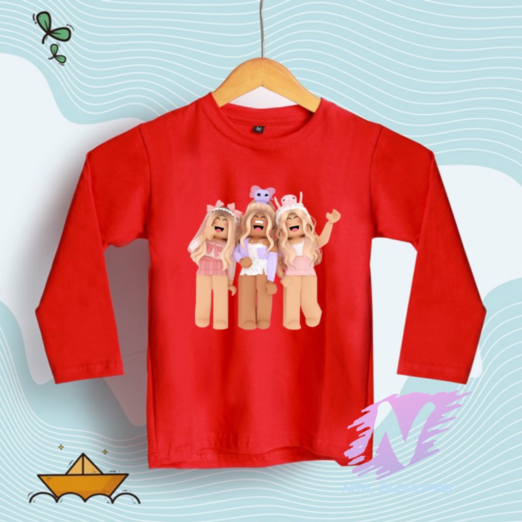 KAOS LENGAN PANJANG ROBLOX GIRL