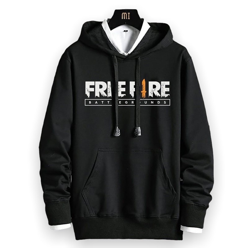 Lilipop.id Sweater Pria Free Fire PUBG Hoodie Jumper