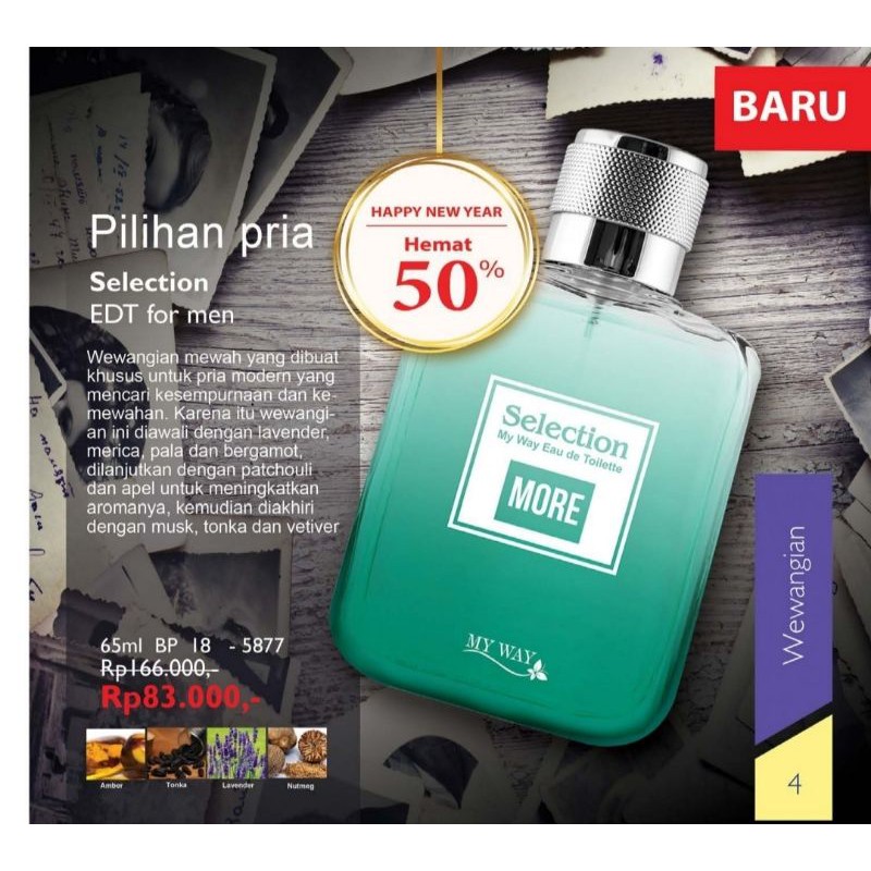Selection EDT parfum pria myway