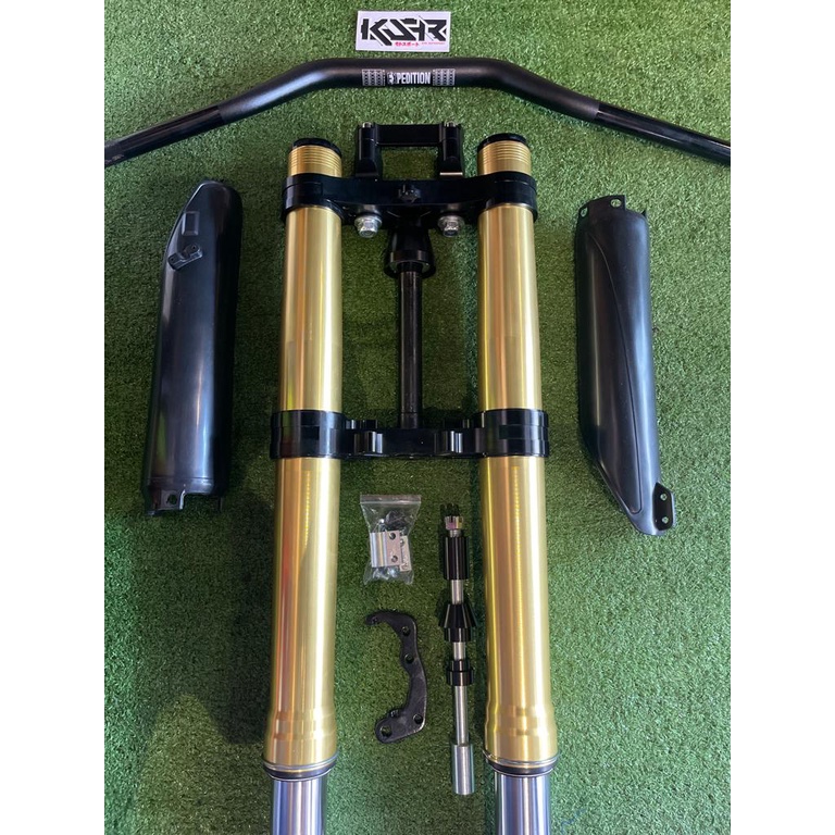 USD EXPEDITION REAL JUMP KLX DTRACKER 150 - BLACK GOLD