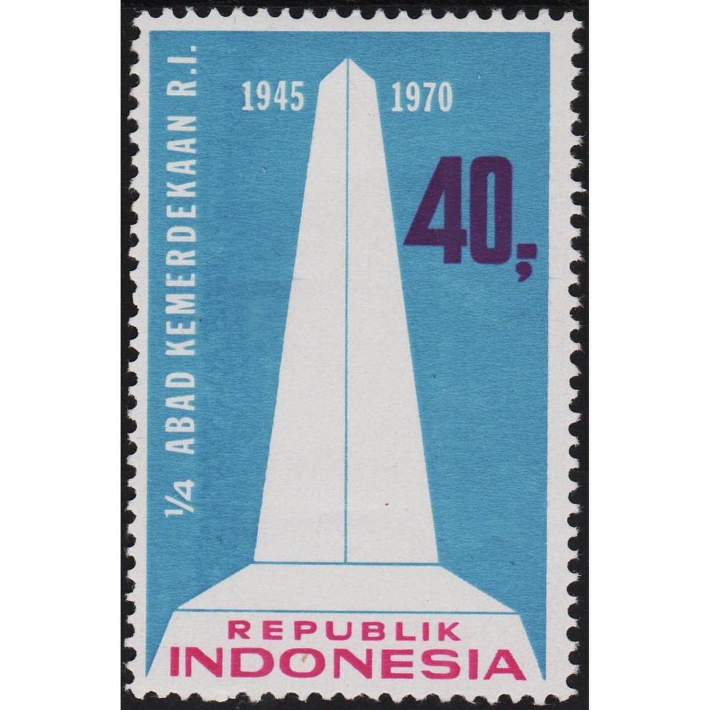 

Perangko Filateli #A1-123 Indonesia MH 1v 17.08.1970 25th Anniv Of Independence
