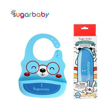 Sugar Baby Premium Silicone Bib Size XL - Celemek Makan Anak Silikon