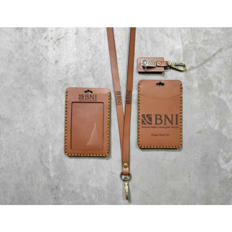 

NAME TAG KULIT HANDMADE ID CARD KULIT CARD HOLDER KULIT