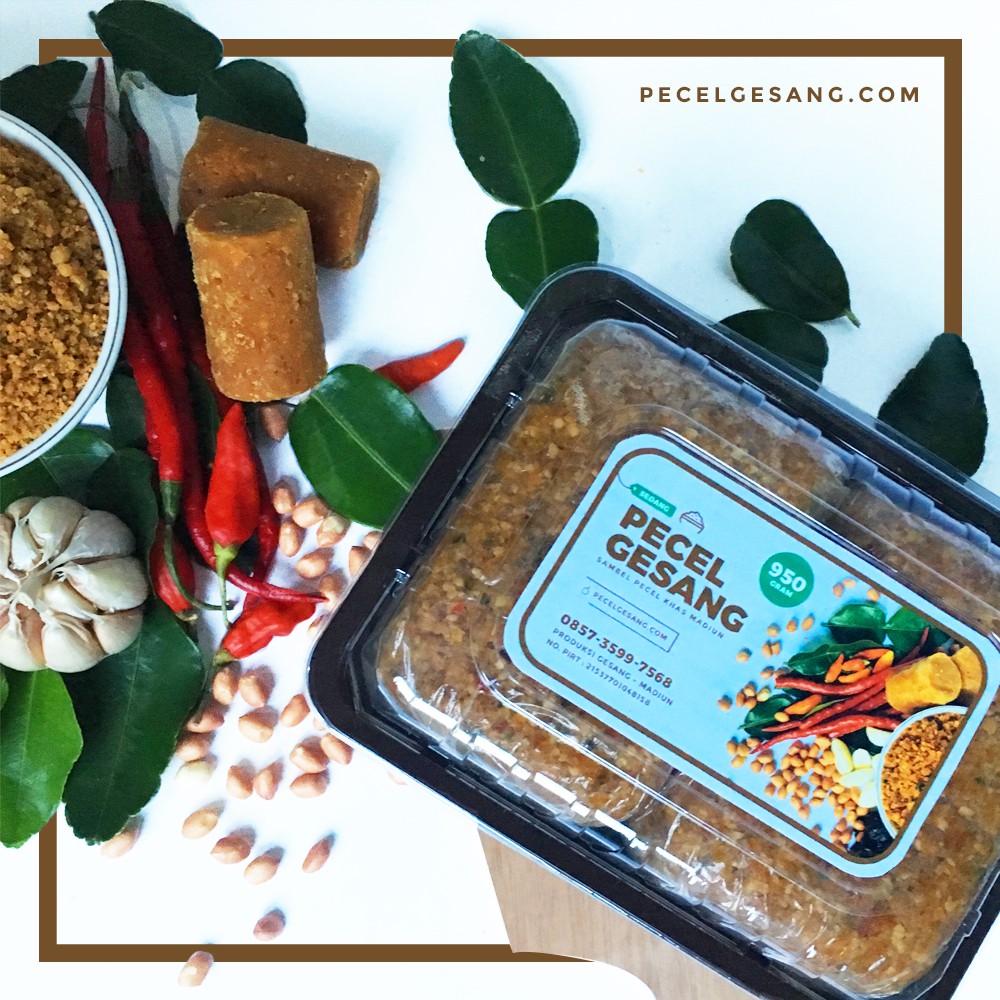 

BUMBU SAMBEL PECEL GESANG KHAS MADIUN 370 GRAM, 470 GRAM, 950 GRAM