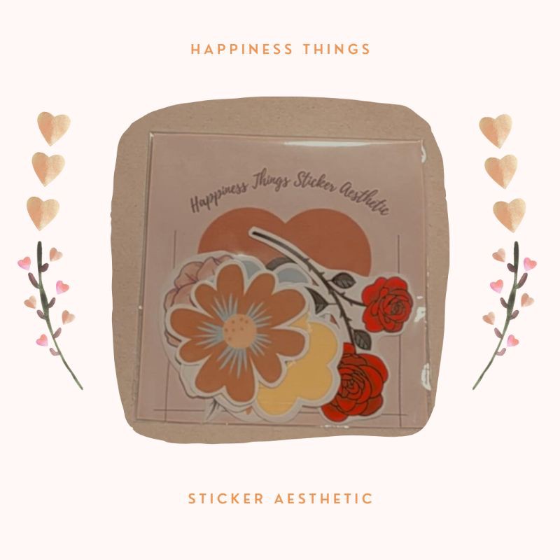 

Happiness Things Sticker Aesthetic