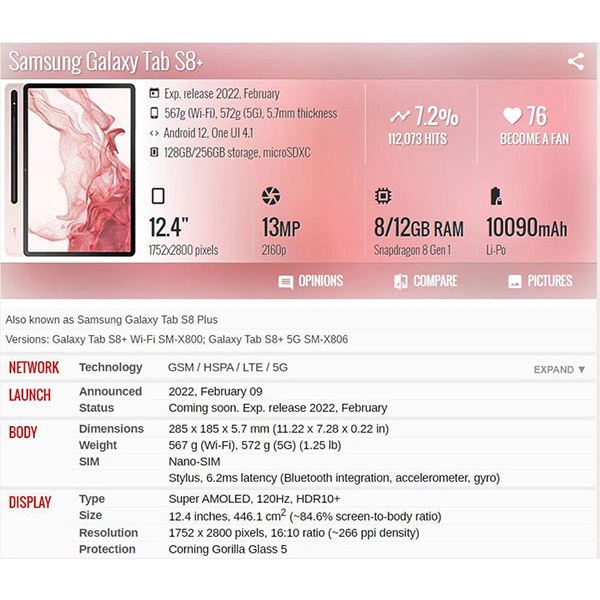 (2 Pak) Pelindung Layar Untuk Samsung Galaxy Tab S8 Plus 11 12.4 SM-X700 / X706 SM-X800 / X806