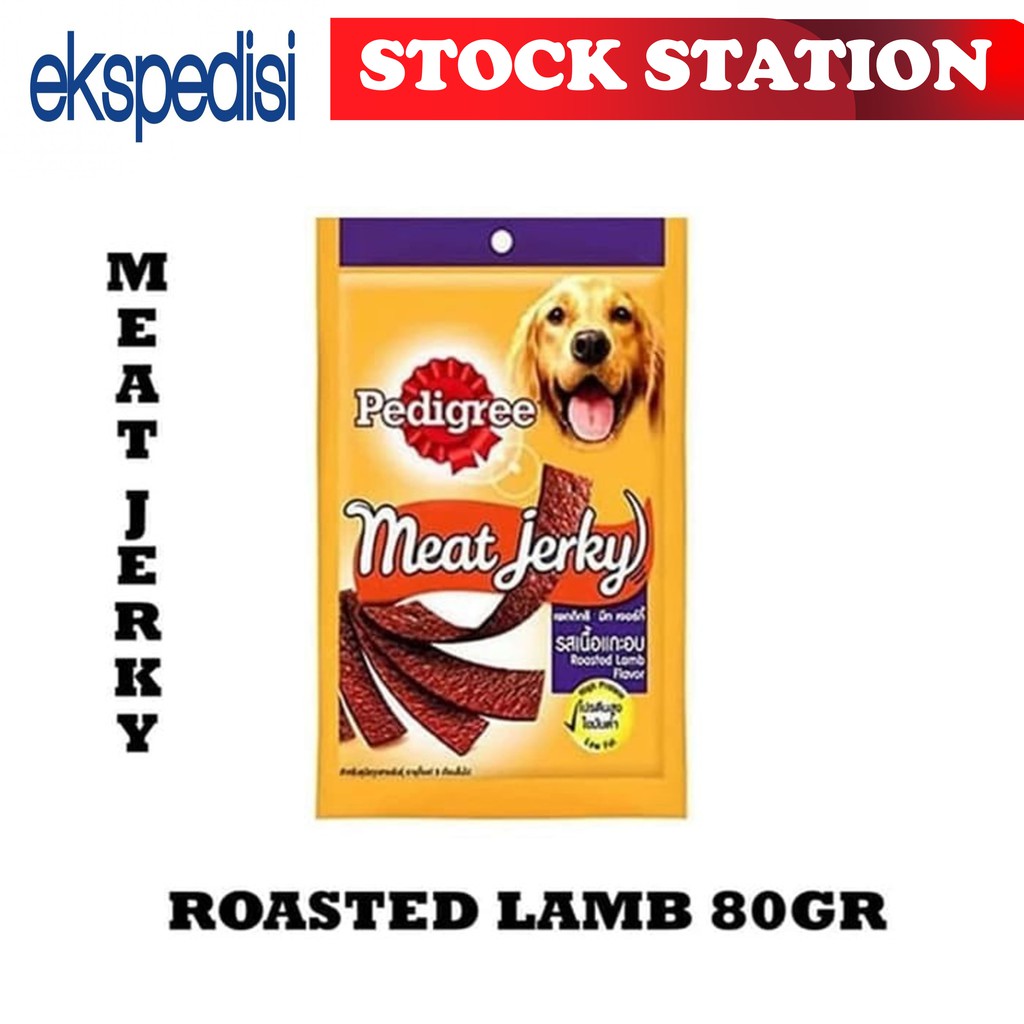 Meat Jerky Strap/pipih Roasted Lamb 80gr(EKSPEDISI)