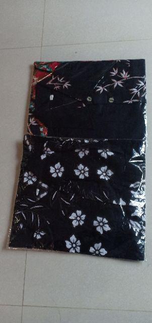 Bswart Batik Hrb026 Kenongo Hem Pendek Padi Pekalongan M L Xl Batik