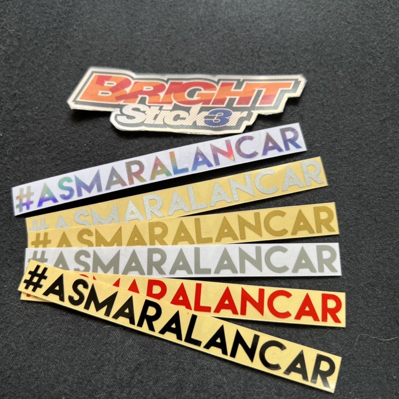 STICKER STIKER ASMARALANCAR ASMARA LANCAR CUTTING