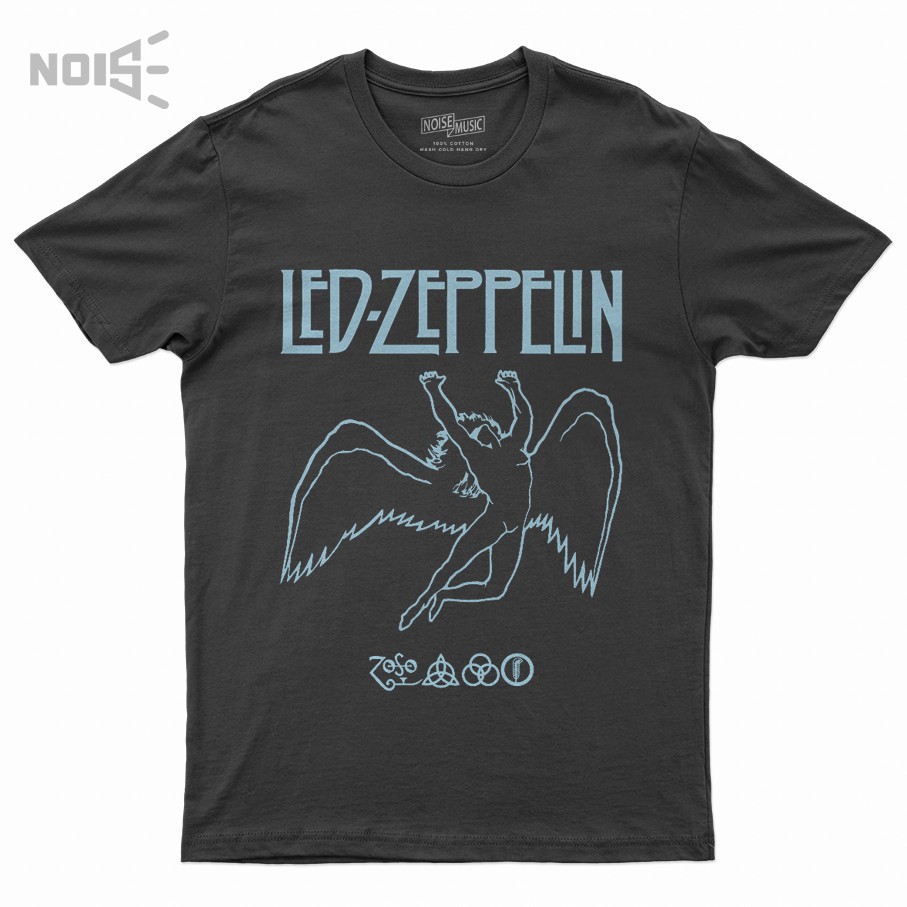 KAOS MUSIK BAND LED ZEPPELIN LOGO ORIGINAL NOISE