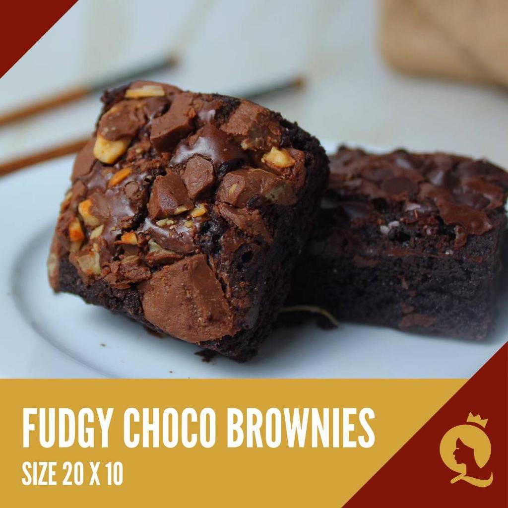 

Quendish Fudgy Brownies Panggang 20x10cm - 10 potong