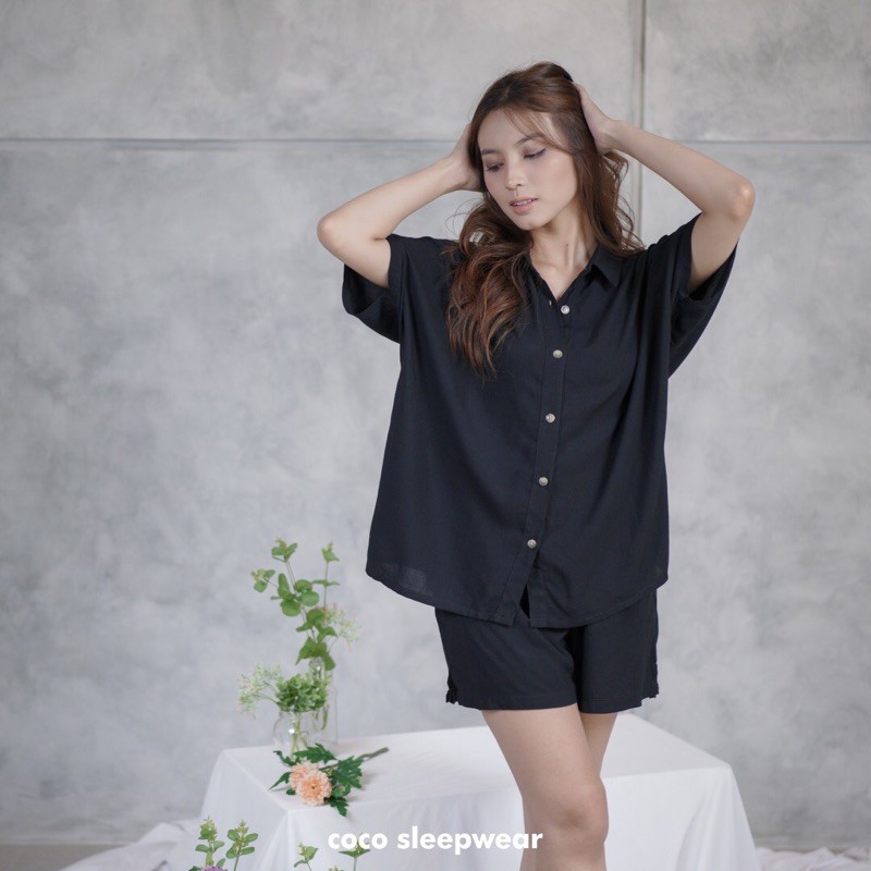 COCO - DALMI SET - Setelan Wanita - Homewear - Set Rayon - Busui Friendly - Fashion Wanita-8