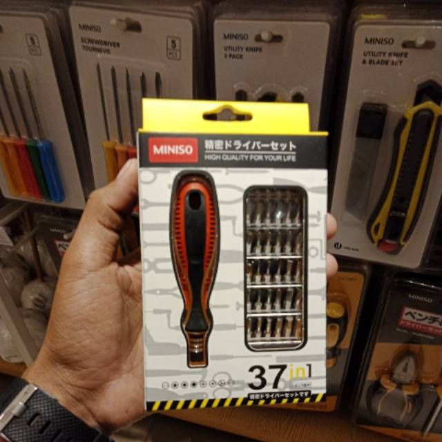 Obeng multifungsi 37 piece miniso